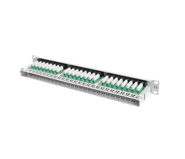 LANBERG Patch Panel 48 Port 1U Kat.5E szary PPU5-1048-S - 457255 - zdjęcie 5